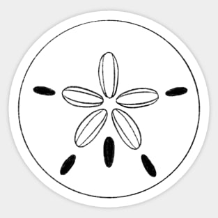 Sand Dollar Sticker